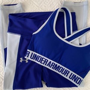 Under Armor, XS Running Crop/Sportsbra Set